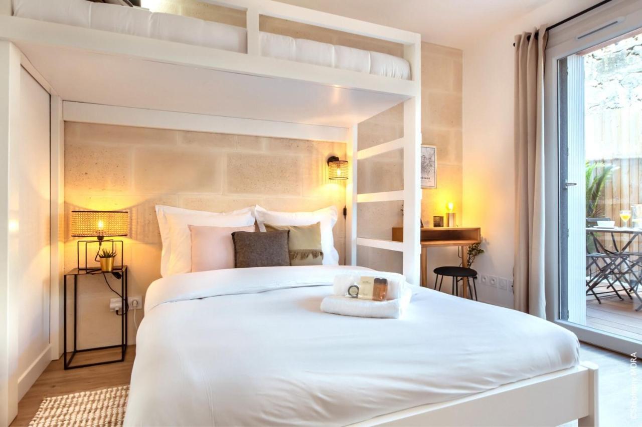 Life&Travel - Studio Cosy - Parking - Terrasse บอร์โด ภายนอก รูปภาพ