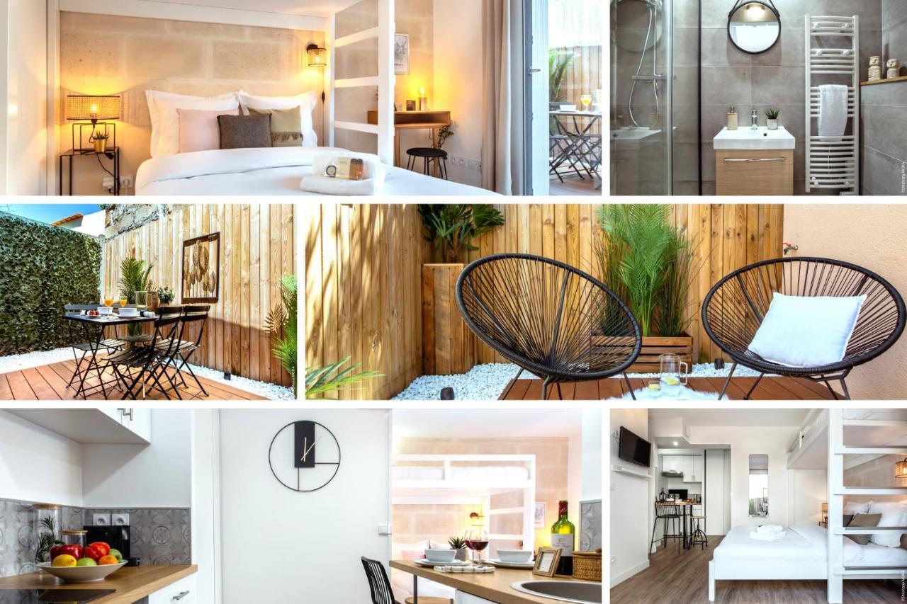 Life&Travel - Studio Cosy - Parking - Terrasse บอร์โด ภายนอก รูปภาพ