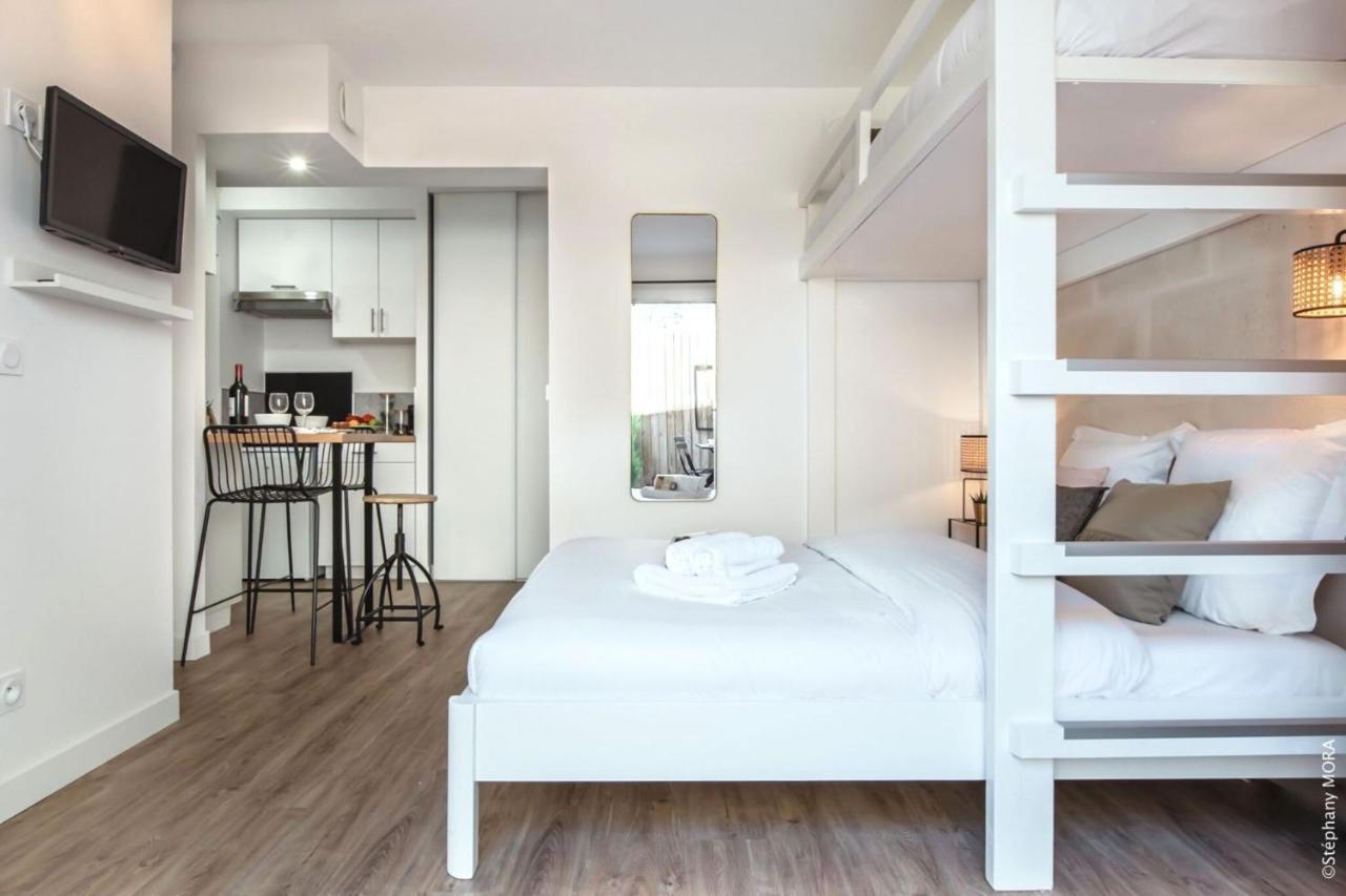 Life&Travel - Studio Cosy - Parking - Terrasse บอร์โด ภายนอก รูปภาพ